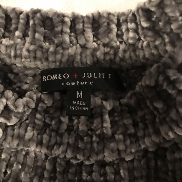Romeo & Juliet Grey Sweater - Picture 2 of 3